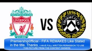 Liverpool vs Udinese 10 Shelvey Goal Full Highlights04102012 Fifa remake HD [upl. by Etnovahs]