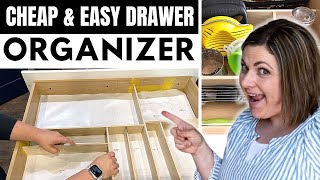 How To Build Simple and Cheap DIY Drawer Organizer less than 25 [upl. by Orazio]