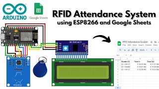 RFID Attendance System using ESP8266 and Google Sheets Bisaya [upl. by Nahn301]