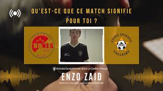 Interview après Match U17  ES Valleiry 21  Enzo [upl. by Aicener258]