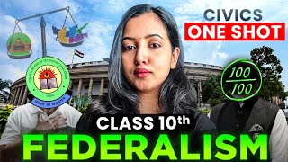 FEDERALISM FULL CHAPTER  CLASS 10 CIVICS  SHUBHAM PATHAK class10 sst socialscience federalism [upl. by Maxama]