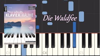 Die Waldfee  Jens Rupp piano tutorial Synthesia [upl. by Scotty]