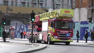 London Fire Brigade 64m TL 70reg Scania P410Magirus 64m Driver Familiarisation [upl. by Ilrak]