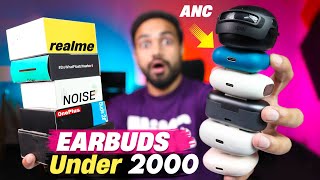 Top 5 Best Wireless Earbuds Under ₹2000  Best TWS Under 2k in 2023 [upl. by Odnomyar]