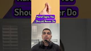 Never do these hand signs🙅 signlanguage gestures emotes funfacts viralvid [upl. by Shelley]