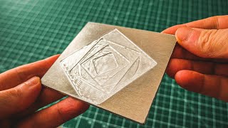 Making a Paper Embossing Stamp amp Counter Die [upl. by Adnohser]