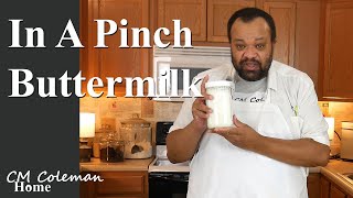 Easy Buttermilk Substitute using powdered milk [upl. by Kronick]