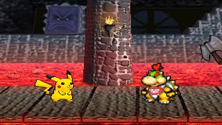 ADD004 MUGEN Pikachu Me Vs Bowser Jr [upl. by Ayetal]