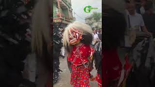 Lakhe Dance  Lakhe Naach  Lakhe Nach  Training  Dhime Baja  Ilam [upl. by Anahahs]