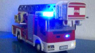 Playmobil Turntable Ladder with custom LED lights [upl. by Seuqram]