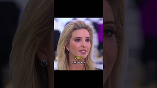 Ivanka Trump through years ivankatrump beforeandafter throughtheyears trump donald [upl. by Ayanal]