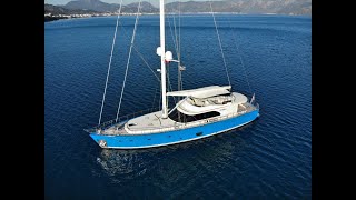 28 m MotorSailer yacht For Sale Interior Walkthrough [upl. by Aerdnael]