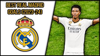 REAL MADRID TOP 3 BEST GOALS 202324 SEASON [upl. by Haywood]