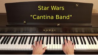 Star Wars quotCantina Bandquot  Ragtime Piano Cover by BEEano Man [upl. by Hefter]