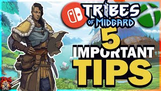 TRIBES OF MIDGARD 5 MOST ESSENTIAL TIPS  Best Tips Guide  Now on XboxSwitch [upl. by Ahsinal154]