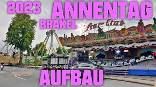 Annentag in Brakel 2023 ► Kirmes Aufbau │MGX [upl. by Battat662]