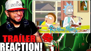 RICK AND MORTY SEASON 7 TRAILER REACTION NEW VOICE ACTORS [upl. by Matless]