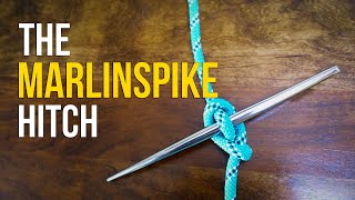 How to Tie the MARLINSPIKE HITCH in 60 SECONDS  How to Tie a Hitch Knot [upl. by Megdal]