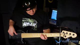 MusicForce Sandberg California TM5 Bass Demo [upl. by Hcurob866]