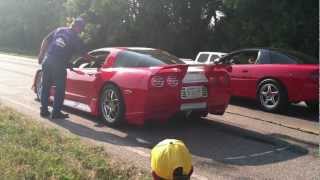 Camaro z28 LT1 Vs 2004 SuperCharged Z06 Corvette [upl. by Seline]