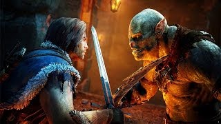 PS4  MiddleEarth Shadow of Mordor Gameplay [upl. by Sirama998]