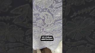 Best chikankari Dressmatrieal in lucknow  wholesale shop KSChikan [upl. by Felise]