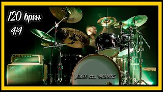 120 bpm 🥁 BASE de BATERÍA para IMPROVISAR ★ DRUM LOOP 44 [upl. by Wall]