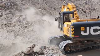 JCB 215 LC ROAD CATING EXCAVATOR LADAKH video [upl. by Pretrice942]