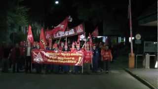 Warnstreik bei Continental Teves in Gifhorn [upl. by Obau]