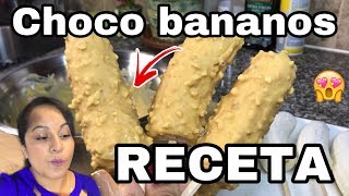 COMO HACER CHOCO BANANOS  ORO BANANOS  RECETA PASO A PASO  3 [upl. by Fairfax345]