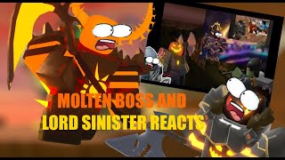 Molten Boss and Lord Sinister Reacts to every TDS boss Reacts to every TDS trailer [upl. by Georgette]