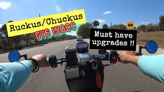 RuckusChuckus 150cc GY6 Upgrades YOU NEED THESE pt 1 [upl. by Ilarin]