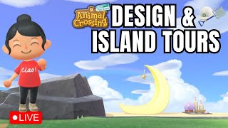 Layout amp Design  Island Tours  Animal Crossing New Horizons LIVE [upl. by Eseerahs]