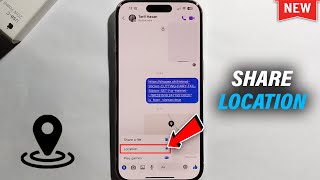 How To Share Your Location On An iPhone 2024  Tutorial River [upl. by Paulson]