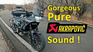 Yamaha Tenere 700 Gorgeous Akrapovic Sound Raw Sound🔊 [upl. by Vrablik19]