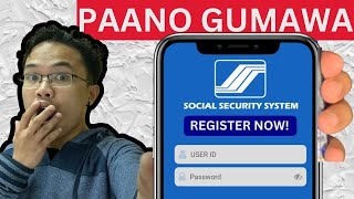 Paano GUMAWA ng SSS account 2024  SSS Online Registration [upl. by Anelet]