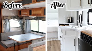 TINY HOME RV CAMPER REMODEL MAKEOVER DIY HOW TO 2021 TINY HOUSE TOUR [upl. by Anem]