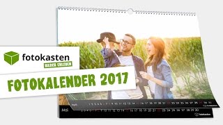 Fotokalender gestalten für 2017  online bei fotokastende [upl. by Wu376]