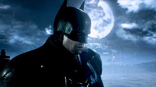 Arkham Knight Intro with The Batman Theme 2022 and Pattinson Suit [upl. by Amerigo]