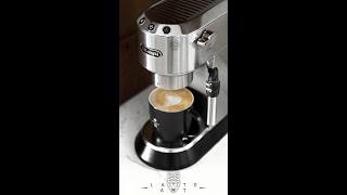 Making Cappuccino Practice with Delonghi Dedica EC685 shorts [upl. by Ybab]