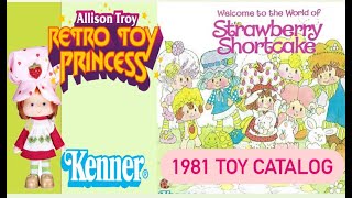 Kenner Strawberry Shortcake Toy PackIn Catalog 1981 [upl. by Granville]