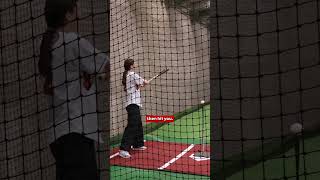 Caitlin Clark Shows Off Skills in the Batting Cage at the Indianapolis Indians Game  Indiana Fever [upl. by Yup]