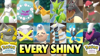 EVERY SHINY POKEMON in Pokemon Brilliant Diamond and Pokemon Shining Pearl [upl. by Riggs680]