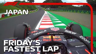 Fridays Fastest Lap With Max Verstappen  2023 Japanese Grand Prix [upl. by Aivonas]