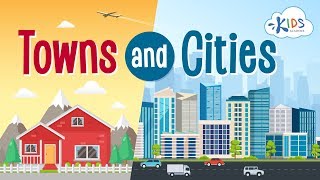 Towns and Cities Urban and Rural Communities  Social Studies for Kindergarten  Kids Academy [upl. by Hawthorn91]