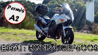 MotoVlog N°53  Essai  Honda CBF 600 S  la petite GT \ honda cbf600 cbf600s gt [upl. by Colvert]