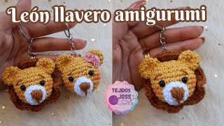 León llavero amigurumi  tejidos joss [upl. by Eikram]