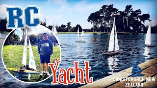 RC Yacht  At Hagley Park  Christchurch New Zealand [upl. by O'Dell]