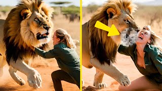 ¡Lo que Este León Hizo a Esta Turista en África Paralizó al Mundo Entero [upl. by Laszlo]