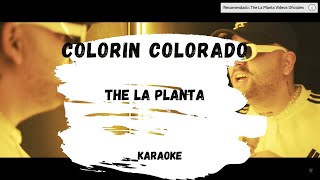 KARAOKE  The La Planta  Colorín Colorado [upl. by Amej]